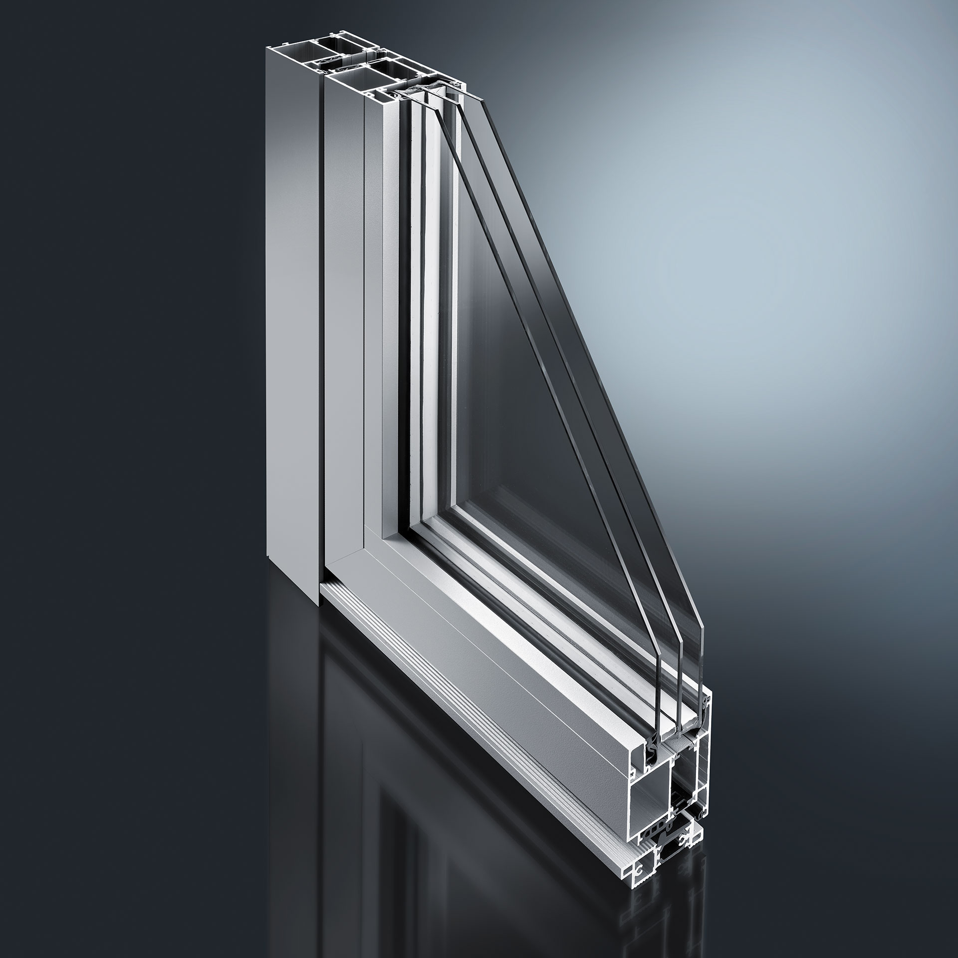 Profile systems for front doors and doors - We offer aluminium attachment shells for wood doors and modern standard models made of aluminium as well as profile system for separation and wall elements.