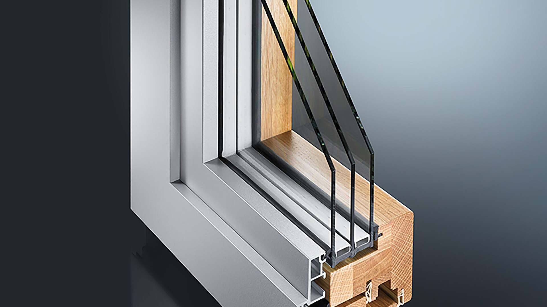 Das GUTMANN MIRA contour Holz-Aluminium Fenster- & Tür-System kann in Doppelfalz-, Einfalz- bzw. Schrägfalzkonstruktion ausgeführt werden.