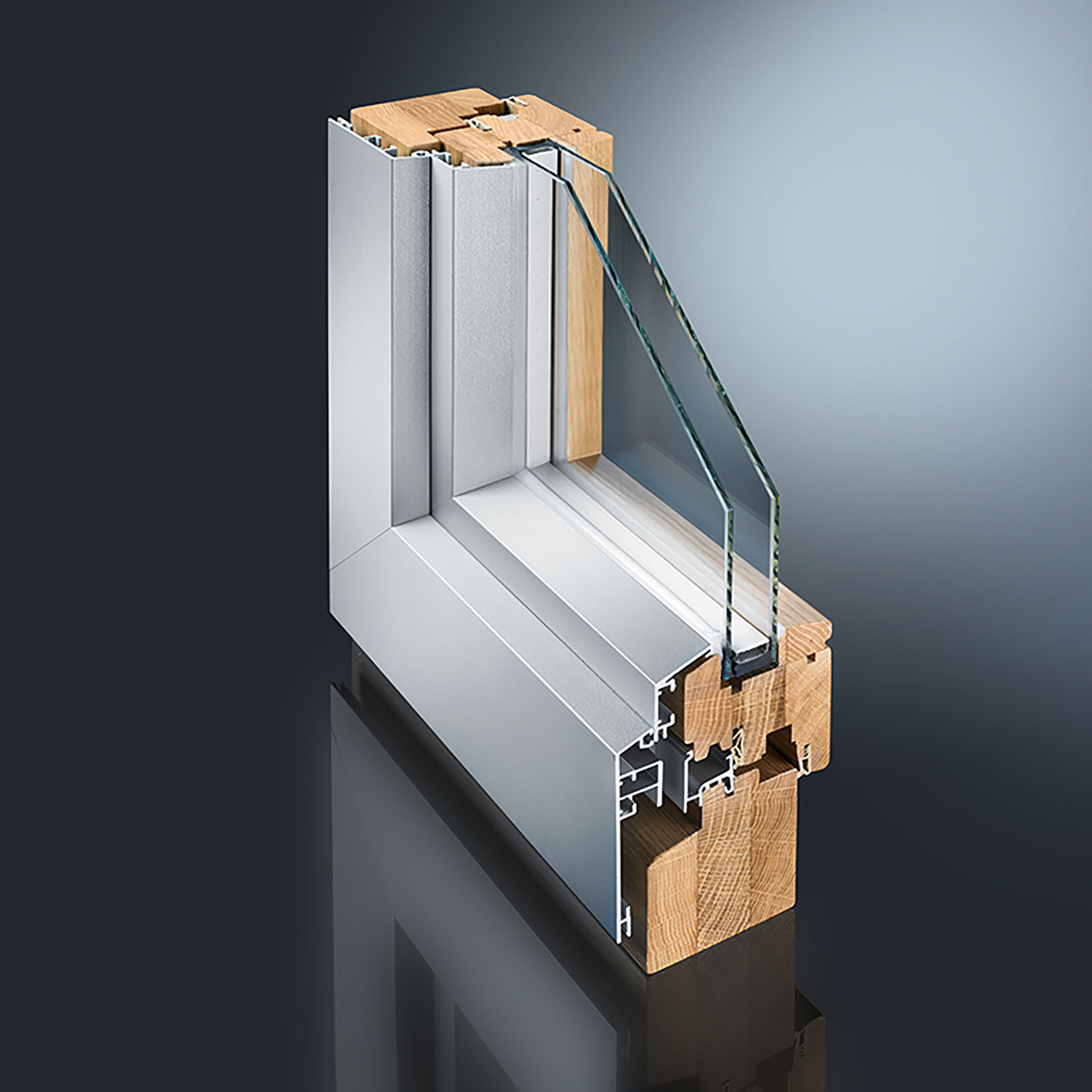 The profile system CORA is a high-performance, versatile aluminium system for the long-lasting protection and modernization and renovation of wooden windows. Wood windows can be fitted with attractive-looking weatherproofing simply and quickly. 