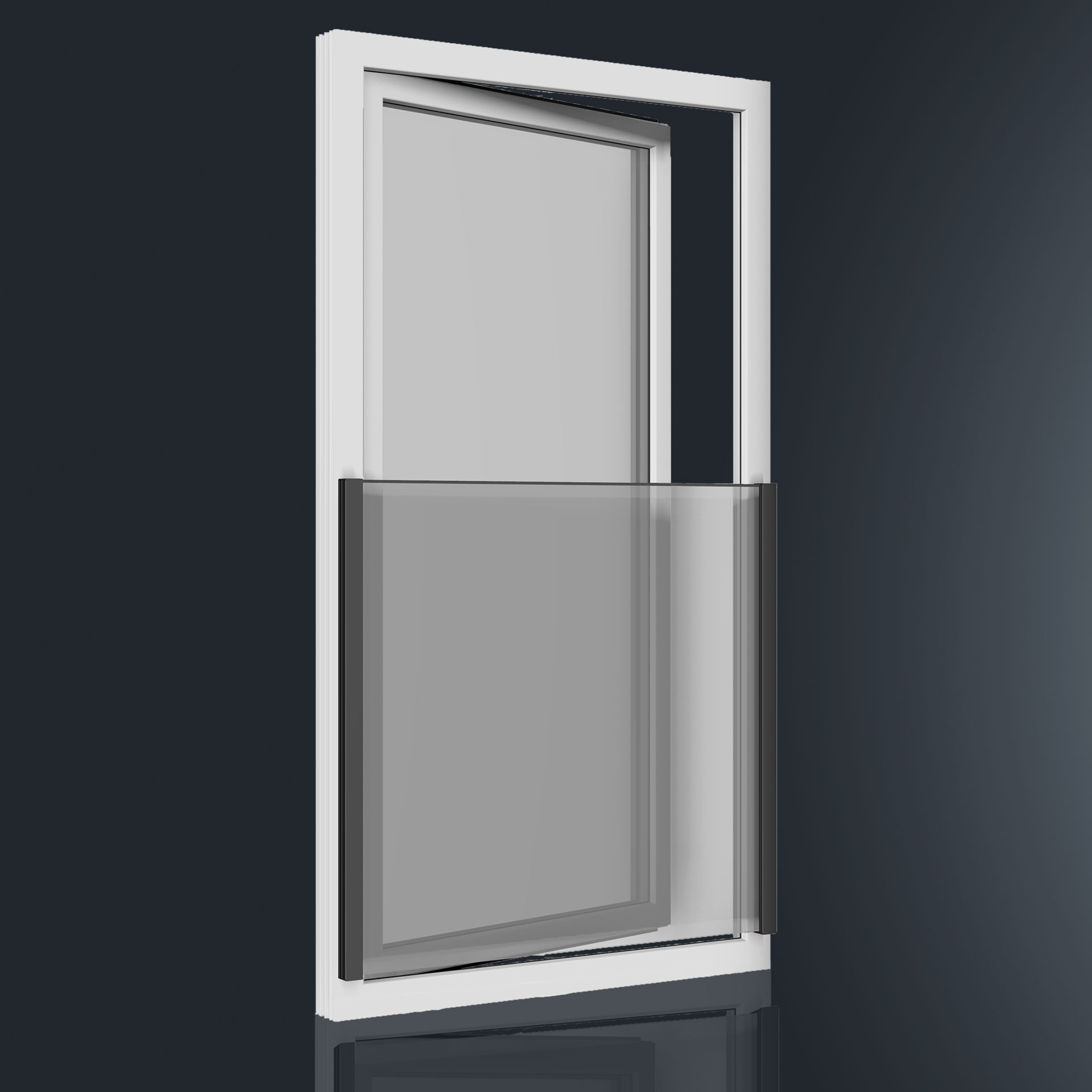Die aufliegende Absturzsicherung GUTMANN FPS für bodentiefe Fenster kann auf alle gängigen Rahmenmaterialien, wie Holz, Kunststoff oder Aluminium, montiert werden. Es sind keine sperrigen Zusatz- und Sicherheitskonstruktionen nötig.